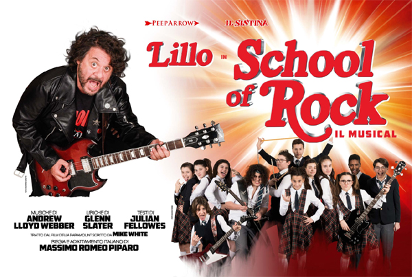 REVIEW - LILLO IN SCHOOL OF ROCK, IL MUSICAL DI ANDREW LLOYD WEBBER